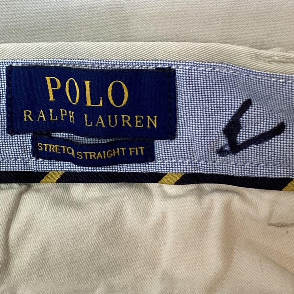 Polo Ralph Lauren Mens Classic Fit Chino Pants Beige Size‎ 36x30 - Picture 11 of 14